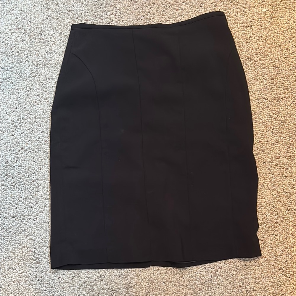 JohnPaulRichard Black Knee-Length Pencil Skirt